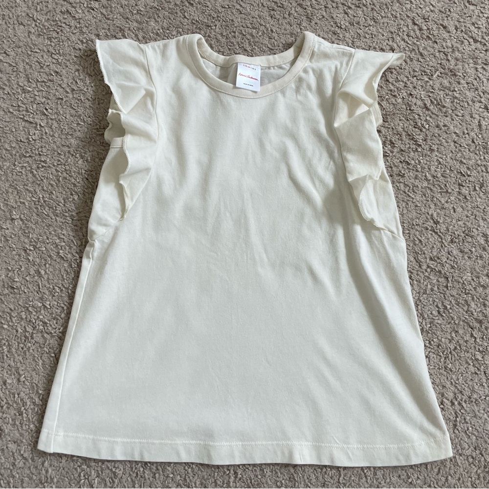 Hanna Andersson Ruffled 5T Blouse